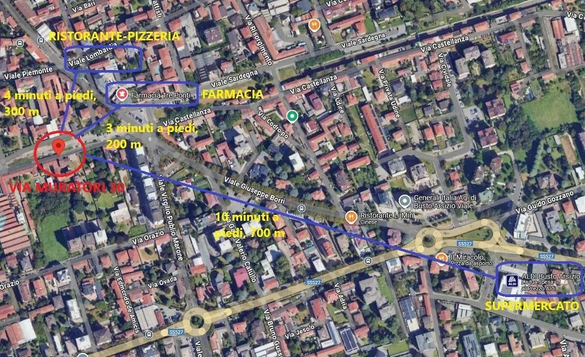 Antico Giardino - Lory Apartment Busto Arsizio 0*,